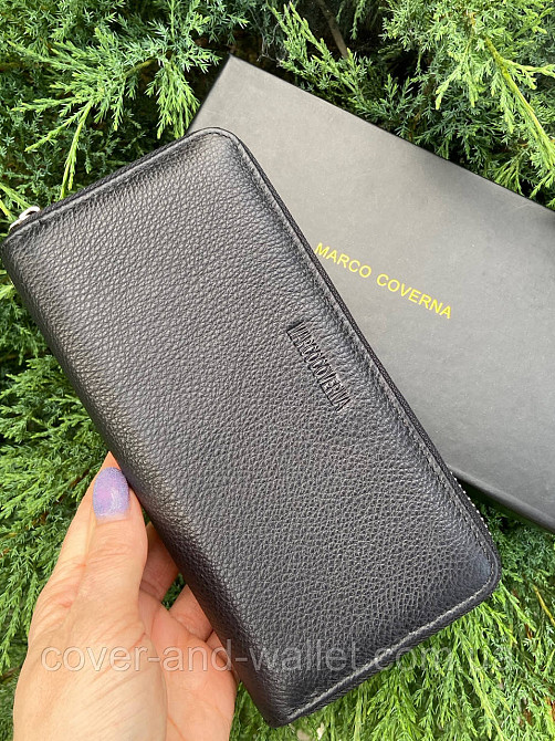 Мужской кожаный клатч кошелёк на две молнии Marco Coverna M39-3 Киев - изображение 2