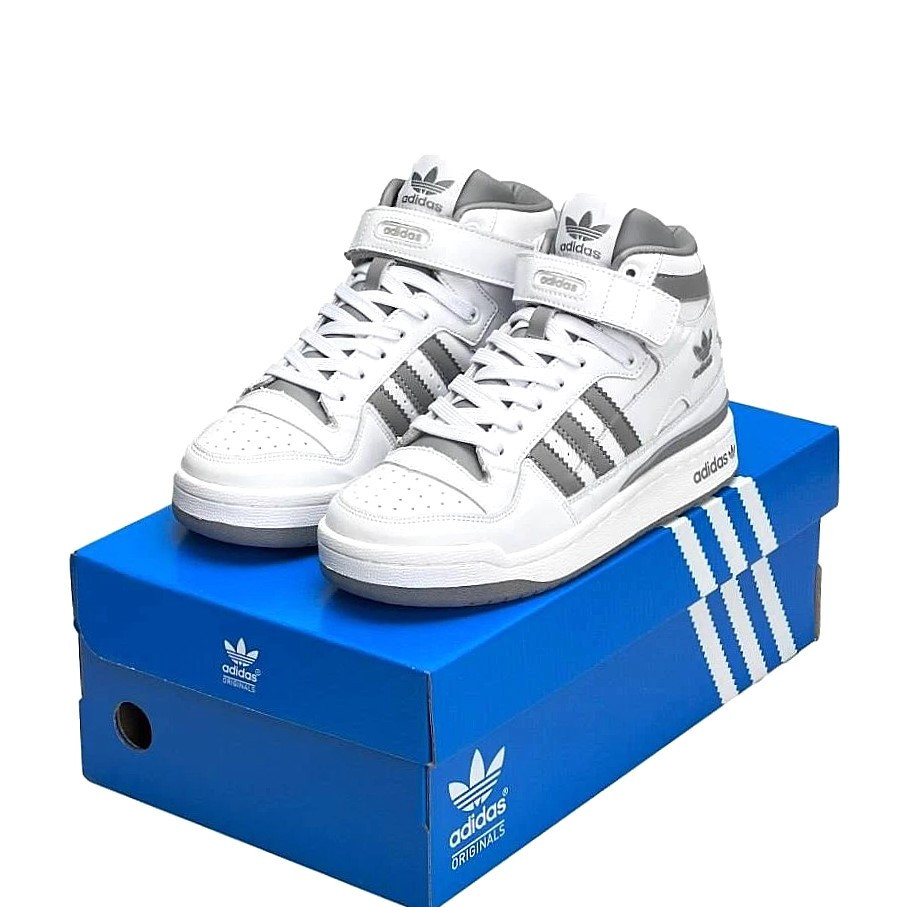 Высокие Термо Кроссовки Adidas Еврозима Кожаные Мужские Ботинки Адидас Белые (размеры: 41,42,45,46) Днепр - изображение 7