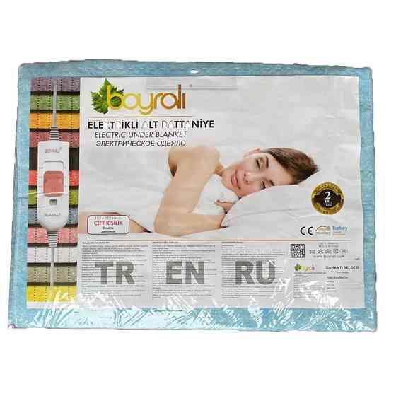 Электропростынь Boyrali (Termosoft), 120х155 см, Турция. Оригинал. Голубой Одесса