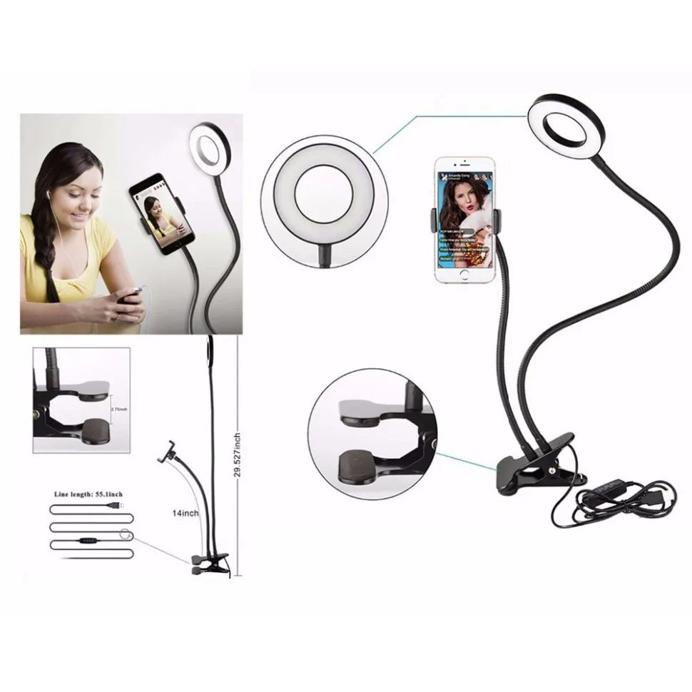 Кольцевой свет, Лампа для тиктокеров, Кольцевой led свет для предметной съемки, Лед кольцо KP-78 Львов - изображение 13