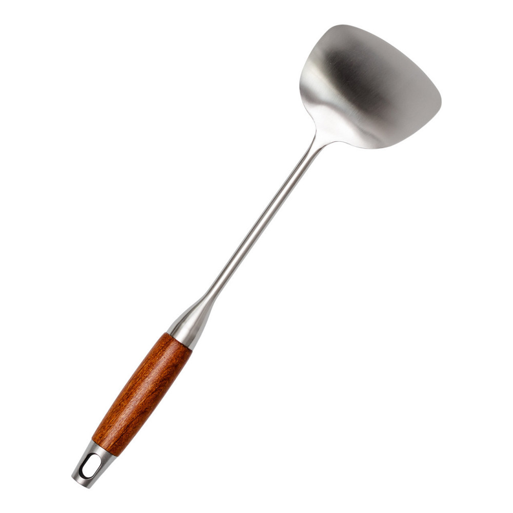 Кухонная лопатка из нержавейки для сковороды 38 см Киев - изображение 4