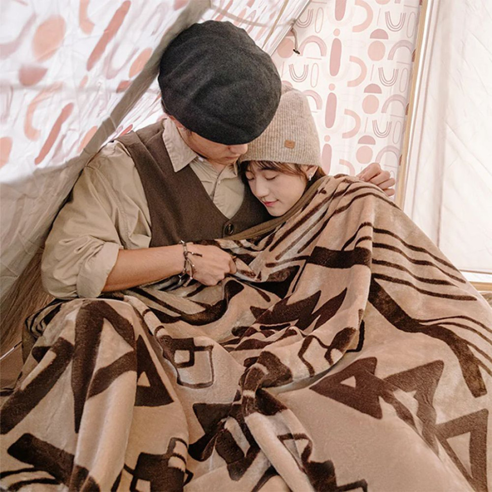 Ковдра вогнетривка Naturehike CNH22JU017, бежевий з малюнком Київ - фото 2