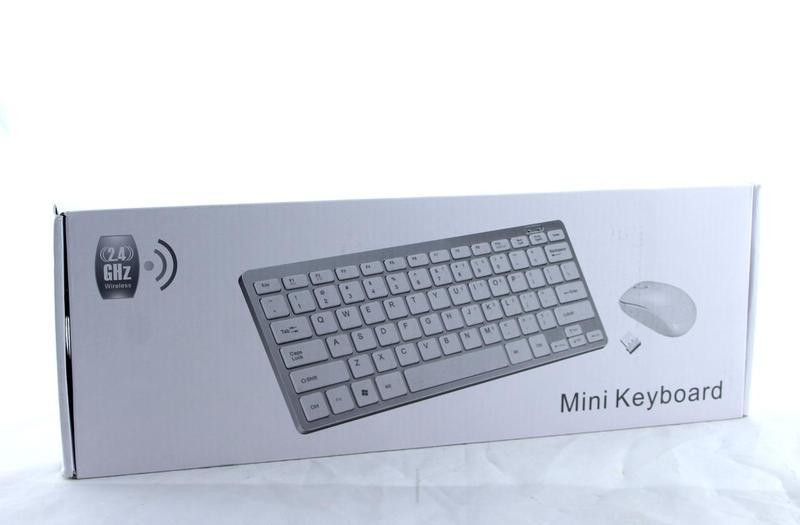 Беспроводная компьютерная клавиатура и мышка Wireless k03 / Клавиатура + Мышка Полтава - изображение 1