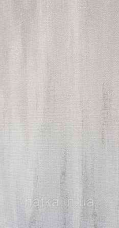 Шпалери вінілові на флізеліні Grandeco Ameli абстракція смуги розмиті світло-сірі сріблясті Київ