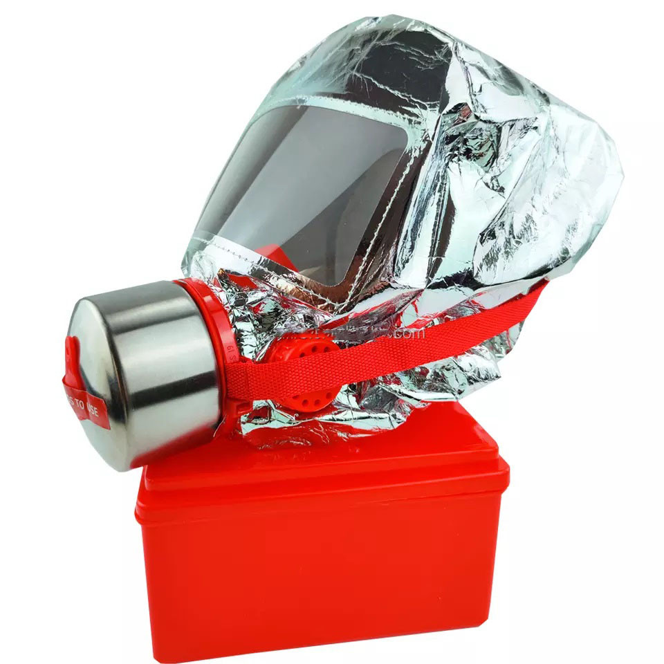 Маска противогаз из алюминиевой фольги, панорамный противогаз Fire mask защита головы от радиации OU-85 Львов - изображение 18