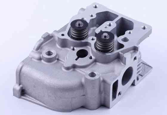 Головка блока цилиндра в сборе Зубр под 3 болта на дизельный двигатель мотоблок 186F Мукачево