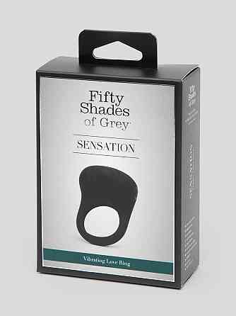 Ерекційне кільце Fifty Shades of Grey Sensation Rechargeable Vibrating Love Ring Sex Aura Київ