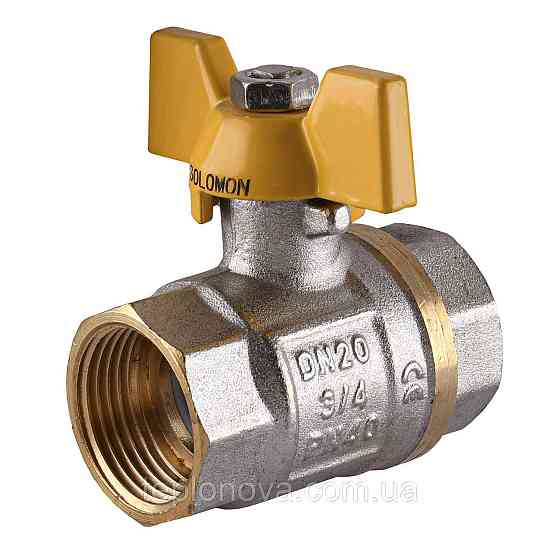 Кран кульовий прямий SOLOMON 3/4| ВЖБ PN40 B1007 Чернівці