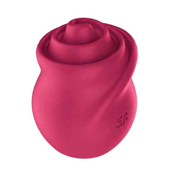 Красный стимулятор с подвижным язычком и вибрацией Satisfyer Tongue Twister, 8,8 см Sex Aura Киев