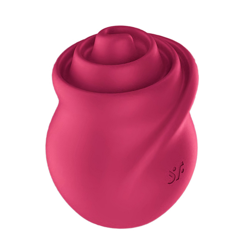 Красный стимулятор с подвижным язычком и вибрацией Satisfyer Tongue Twister, 8,8 см Sex Aura Киев - изображение 6