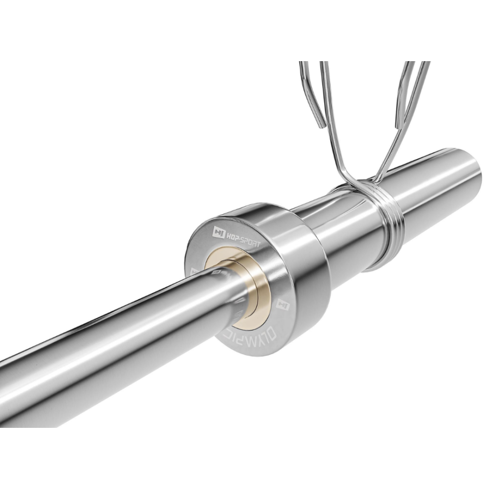 Набір олімпійський Hop-Sport PRO 60кг з грифом 220см Київ - фото 8