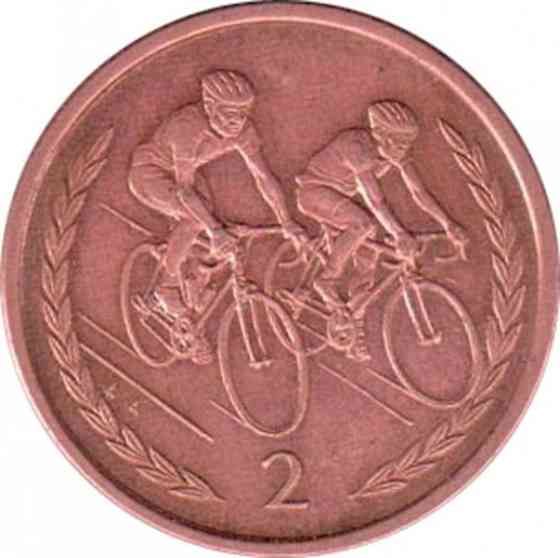 Остров Мэн 2 пенса, 1997 Полтава