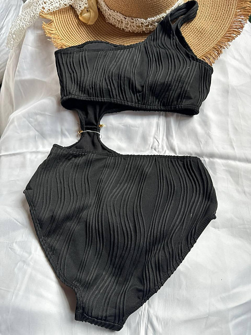 Купальник жіночий монокіні Чорний L Харків - фото 2