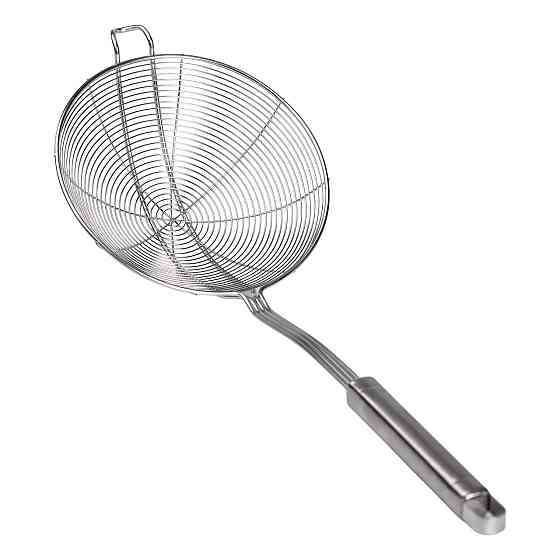 Шумівка з нержавіючої сталі з ручкою Ø 20 см для фритюру HP-19-16-20CM Коломыя