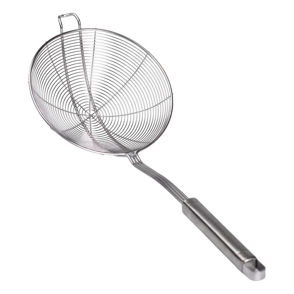 Шумівка з нержавіючої сталі з ручкою Ø 20 см для фритюру HP-19-16-20CM Коломыя - изображение 4