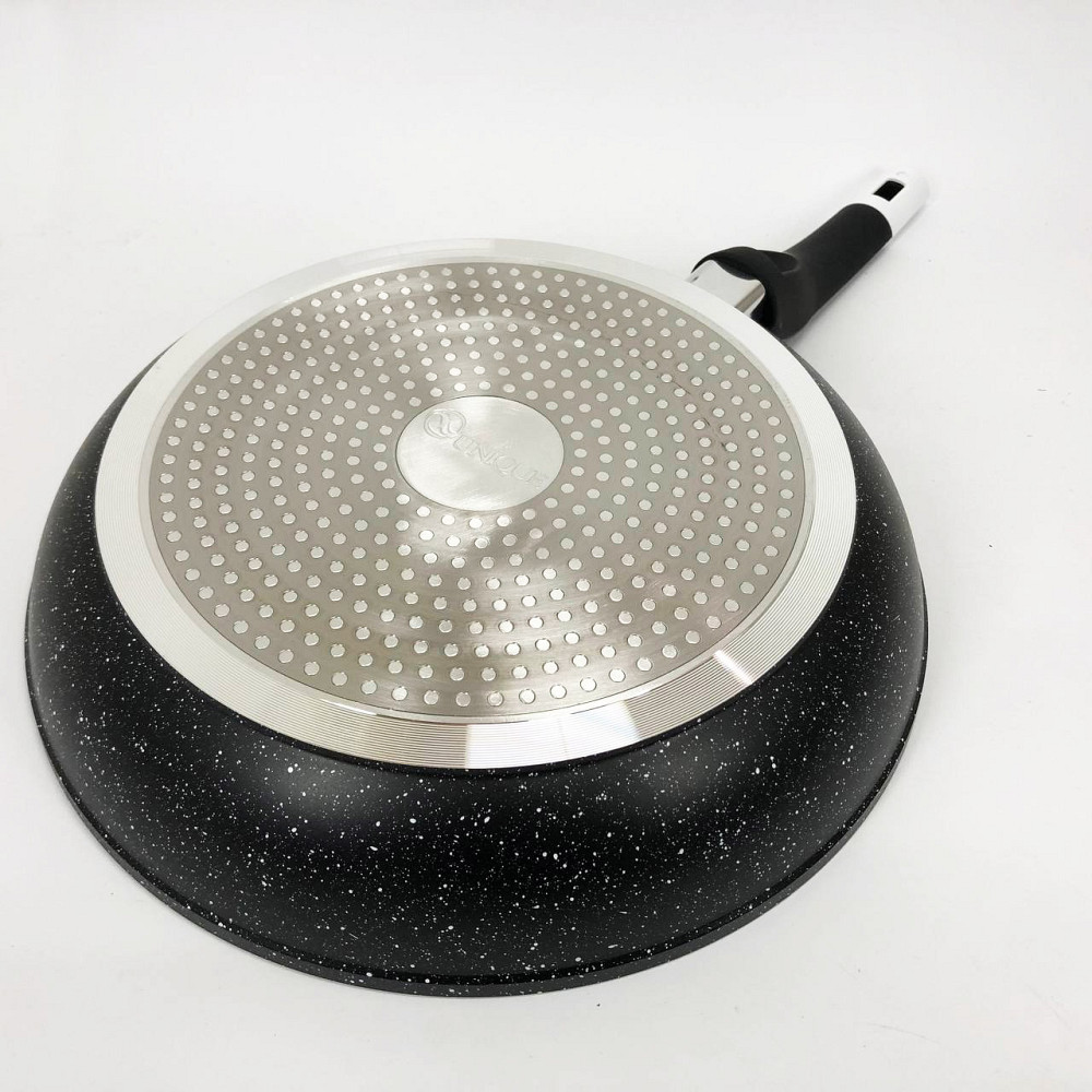 Сковорода с ручкой алюминий UNIQUE UN-5137 28 см, Сковорода для запекания в духовке UC-63 Львов - изображение 7