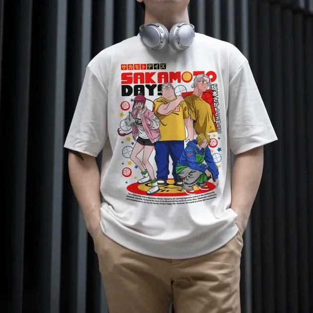 Футболка для подростка мальчика с принтом Дни Сакамото #5 WE Размер 160 Anime10928 Днепр - изображение 3