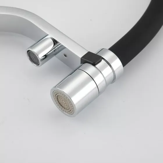 Змішувач для кухні з підключенням до фільтру GAPPO G4395-60 з гнучким виливом, хром Київ