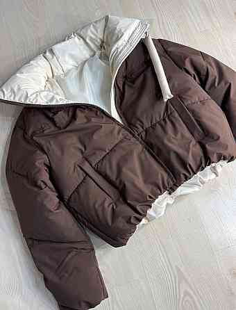 Куртка женская Fashions 87265 короткая с подвесом на бегунке демисезонная коричневая, коричневый, M Киев