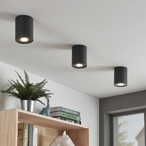 LED Світильник накладний під лампу GU10 чорний VL-SPF13A-B Videx Житомир