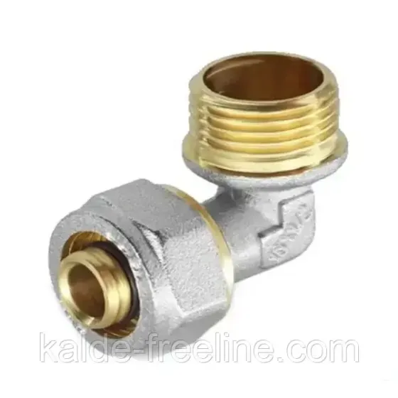 Угол с наружной резьбой 20*1/2 M для металлопластиковой трубы Харьков