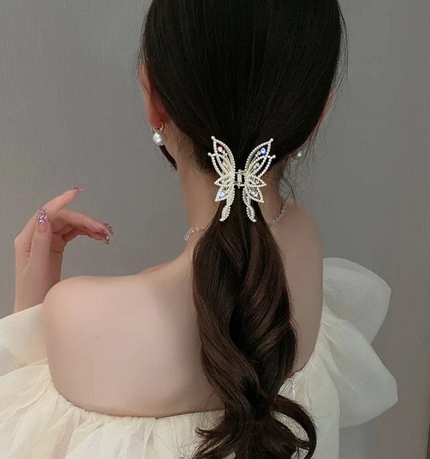 Заколка-крабік метелик Смела - изображение 5