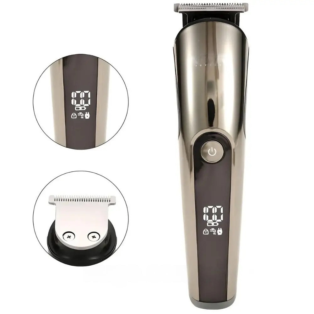 Аккумуляторная машинка для стрижки 5в1, VGR V-107 / Триммер для бороди / Набор для стрижки волос Киев - изображение 4