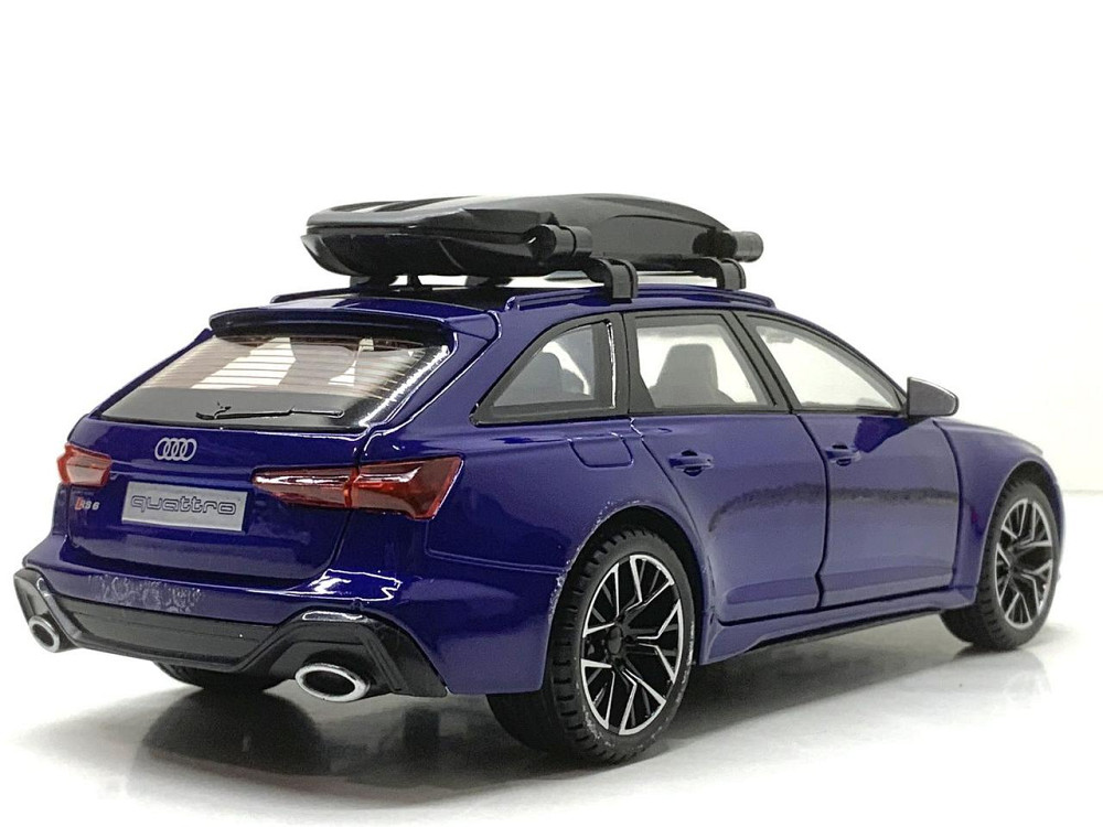 Машина Автосвіт Audi rs 6 інерційна відчиняються двері капот багажник 21см Синій (AP-2026) Чернігів - фото 3