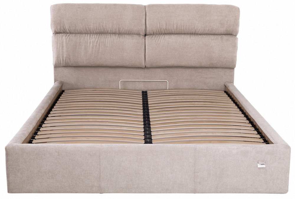 Кровать Oxford VIP 140 х 200 см Мисти Mocco С дополнительной металлической цельносварной рамой Мокко Днепр - изображение 11