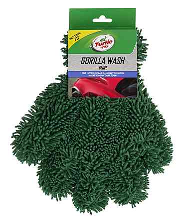 TURTLE WAX X1835TD — Двостороння рукавиця Gorilla Wash для миття важкодоступних місць 260х230 мм | Мікрофібра для кузова авто Ковель