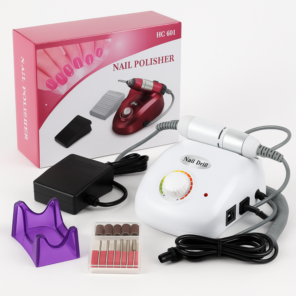 Фрезер для домашнего использования Pro Nail Drill белый, Фрейзер машинка, Электропилку для ногтей GZ-95 Львов - изображение 19