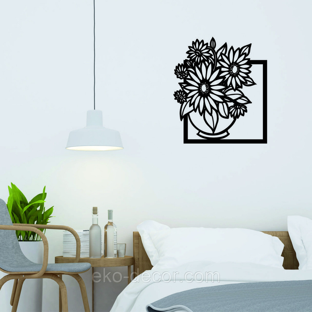 Декоративное настенное Панно «Букет цветов», Декор на стену Киев - изображение 7