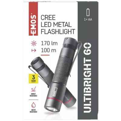 Фонарь EMOS P3160 170Lm 1AAA Metal (P3160) Винница