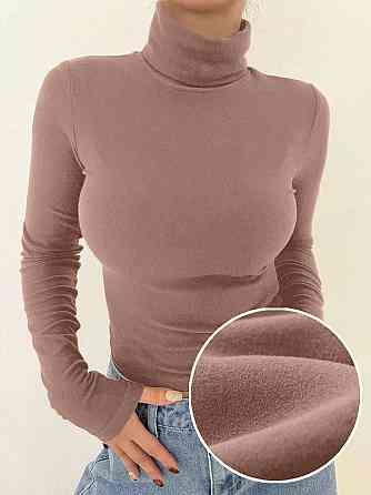 Жіночий базовий термо гольф із тканини пума Бежевий, 42/44 Одеса