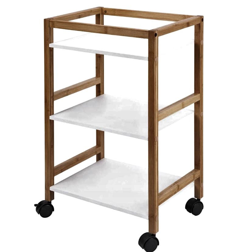 Етажерка для ванної на коліщатах "Шарама" кориця-зефір Миколаїв - фото 1