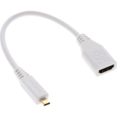 Дополнительное оборудование для Микро ПК Raspberry Pi Кабель-адаптер для Raspberry Pi Micro-HDMI to HDMI (SC0224) Винница - изображение 1