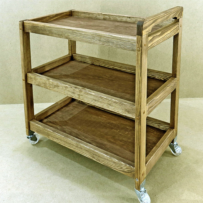 Етажерка для ванної на коліщатах "Ділімшер" мускат Миколаїв - фото 1