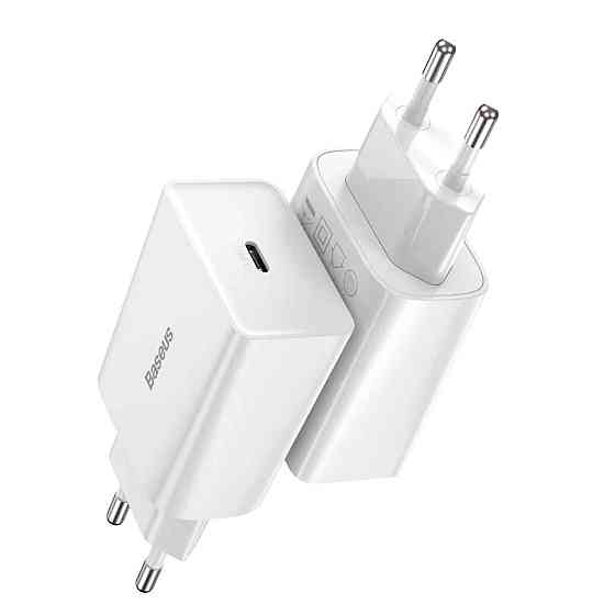 Мережевий зарядний пристрій Baseus Speed Mini Quick Charger 1C 20W EU White Київ