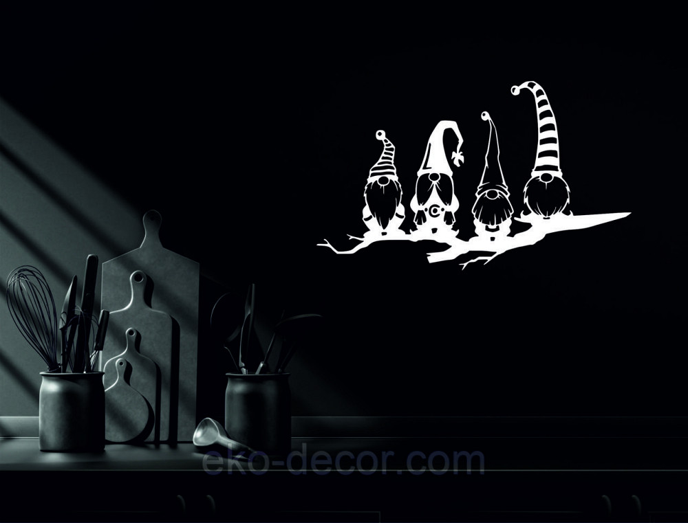 Декоративне настінне Панно «Гноміки», Декор на стіну 90*54 см, Білий Київ - фото 7