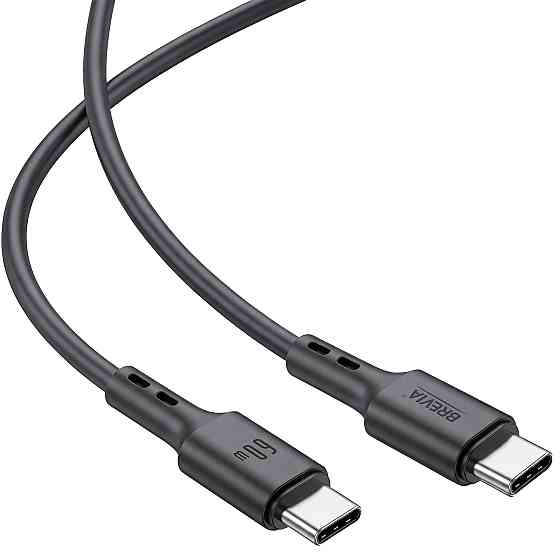Кабель Brevia Type-C to Type-C 60W 1м, чорний box (51100BCCC1) Львів