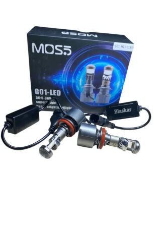 Мини-линзы LED H11 G01 (9-32V) 5700K — Светодиодные лампы с четкой СТГ (Комплект) Харьков