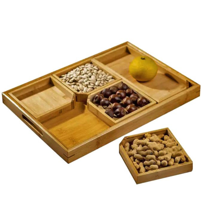 Менажниця дерев'яна "Палетас" сієна Миколаїв - фото 1