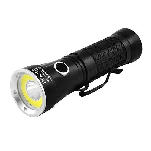 Ручний ліхтар BL-1822-T6+COB (білий + червоний) + магніт + ЗУ220/12В + 18650 (3хААА) + 4 режими Вінниця