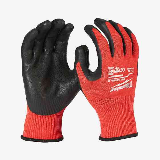 Перчатки MILWAUKEE с сопротивлением порезам 3/C уровня, 8/M Одесса