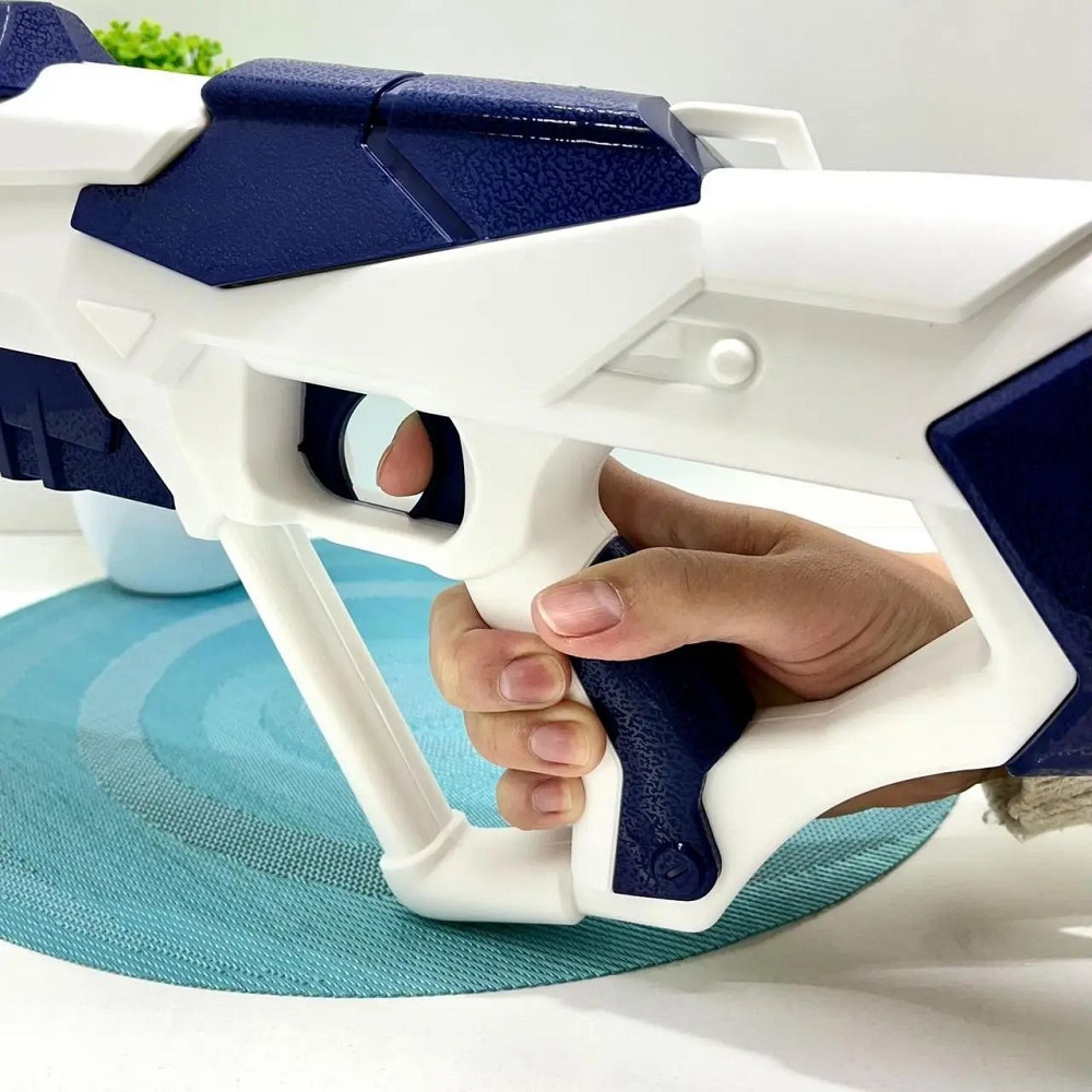 Автомат водний на акумуляторі вбудована ємність для води Біло-синій (CY 005) Чернігів - фото 5