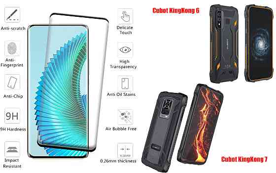 Захисне скло HyperGlass Pro для Cubot KingKong 6, KingKong 7 – максимальна чутливість та захист Київ