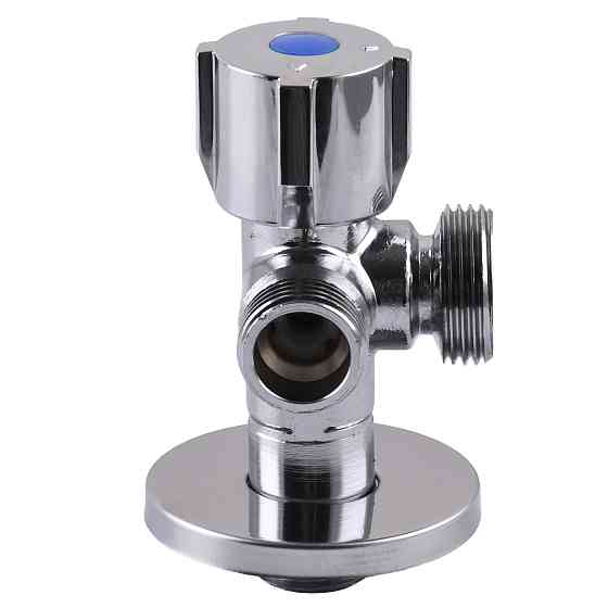 Кран кульовий кутовий подвійний SELBA 1/2″х 1/2″х3/4″ DOUBLE (SL1599) Киев