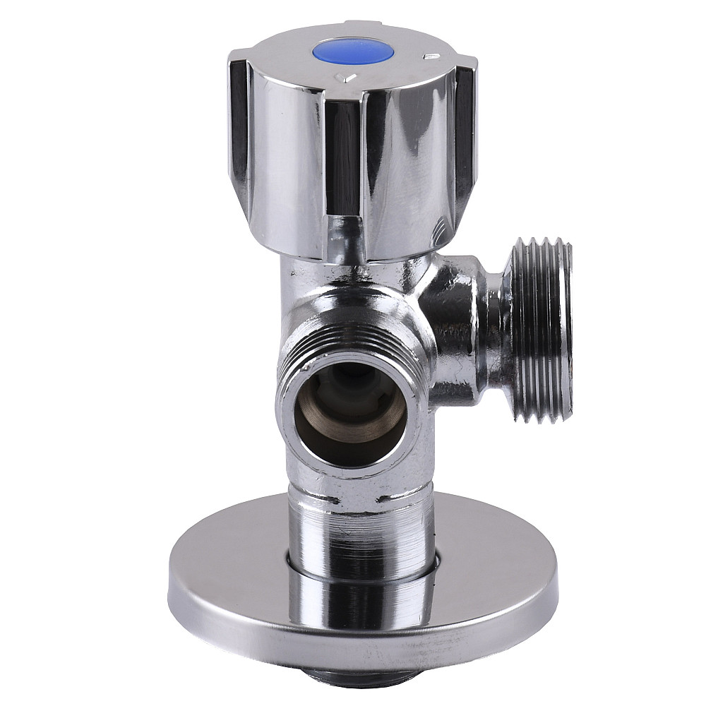 Кран кульовий кутовий подвійний SELBA 1/2″х 1/2″х3/4″ DOUBLE (SL1599) Тернополь - изображение 3