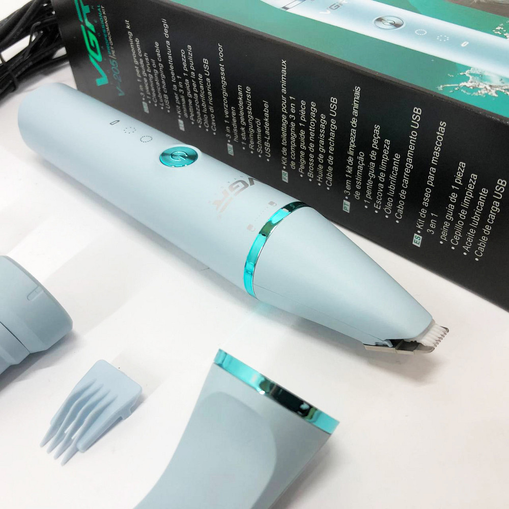 Машинка для стрижки тварин собак і кішок, Набір машинки для стрижки для собак Машинка тример кішок BZ-68 Львів - фото 14