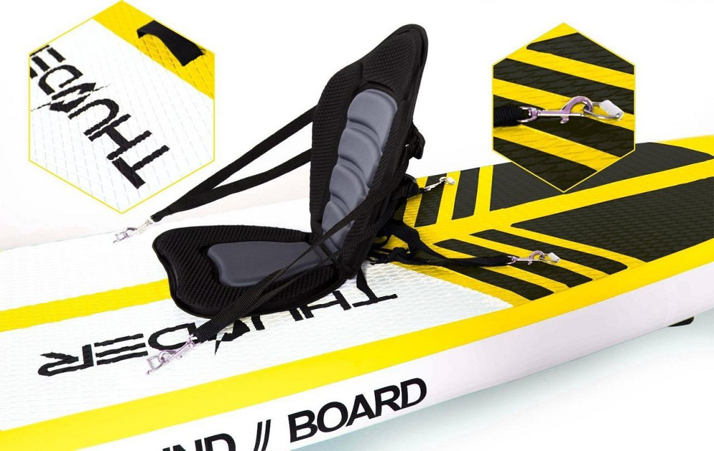 Надувна SUP дошка (Сапборд) THUNDER COAST YELLOW 320 Київ - фото 7